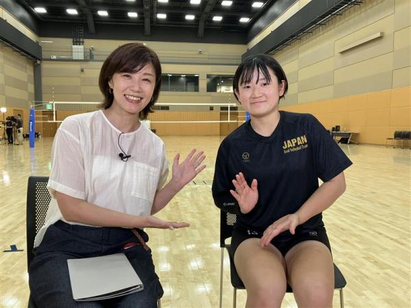  デフバレーボール女子日本代表 高浜彩佑生選手 