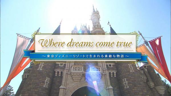 特別番組 Where Dreams Come True 東京ディズニーリゾートで生まれる素敵な物語 J テレ Fun J Com