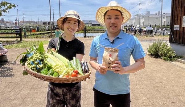  長っと散歩　多摩西　▽国立の名水が生み出す天神米 