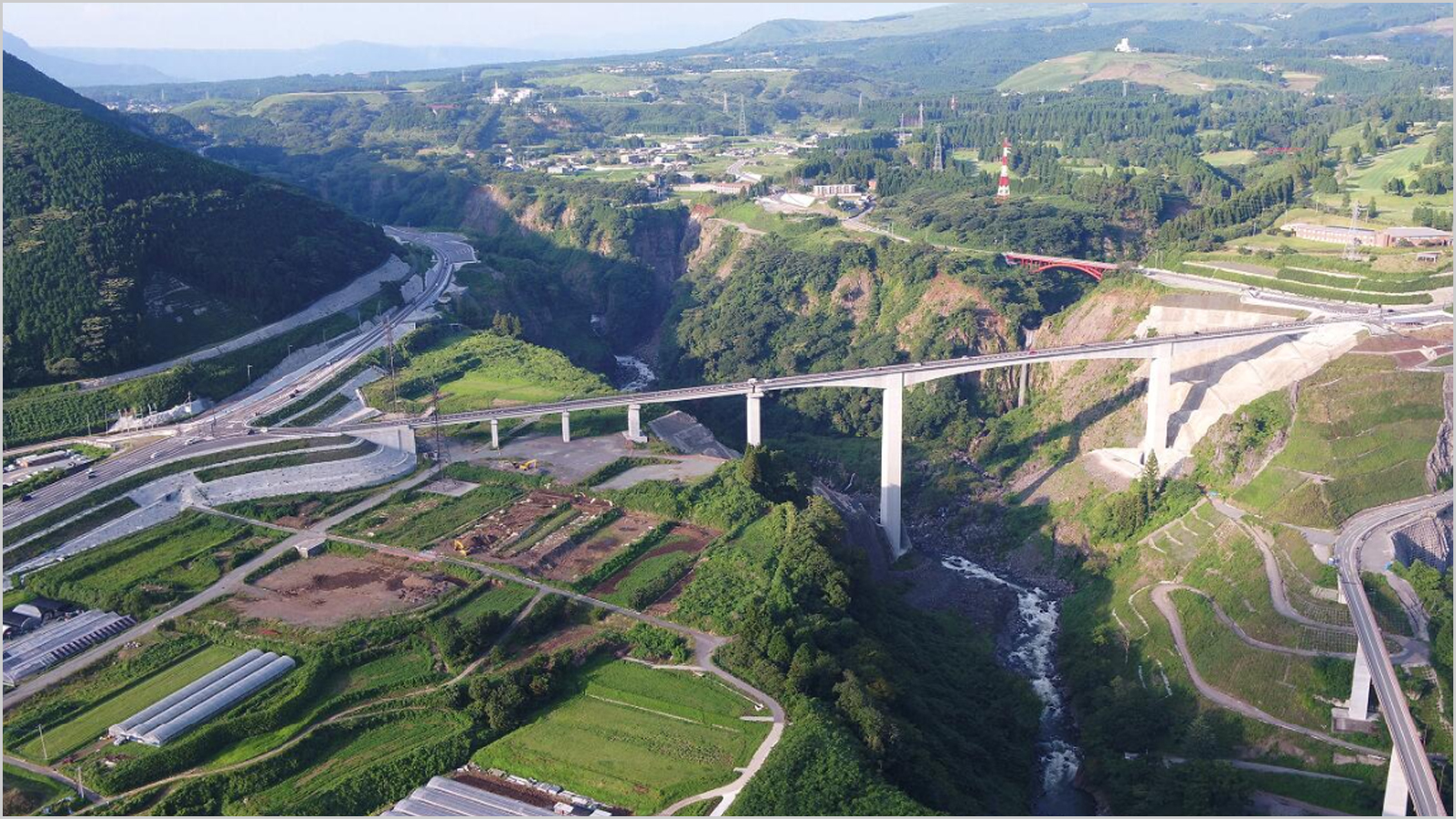 新阿蘇大橋周辺