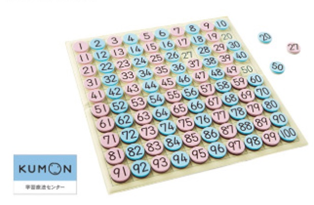 「大人のすうじ盤100」＜株式会社公文教育研究会　学習療法センター＞